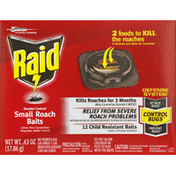 Raid Roach Baits, Small, Double Control