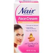 Nair Hair Remover Moisturizing Face Cream, With Sweet Almond Oil,