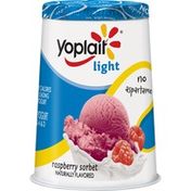 Yoplait Light Raspberry Sorbet Fat Free Yogurt