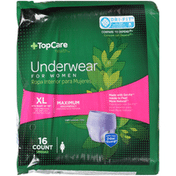 TopCare Maximum Absorbency Xl Underwear For Women, Light Lavender Color