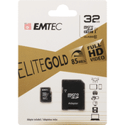 Emtec MicroSD Adapter, 32 GB, Class 10