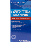 CareOne Maximum Strength Lice Killing Shampoo