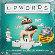 Spin Master The Game of Quick Stacking and Word Hacking, Upwords, Age 8+