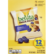 belVita Bite Size Snacks, Blueberry, 12 Packs