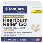 TopCare Maximum Strength Heartburn Relief 150 Mg Ranitidine Acid Reducer Tablets