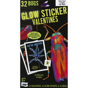 Mello Smello Valentines, Glow Sticker, Bugs