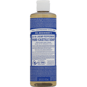Dr. Bronner's Pure-Castile Soap, 18-in-1 Hemp, Peppermint