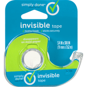 Simply Done Tape, Invisible