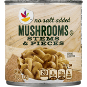 SB Mushrooms, Pieces & Stems, No Salt Added