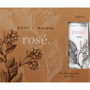 West + Wilder Wine, Rose, California, 3 Pack