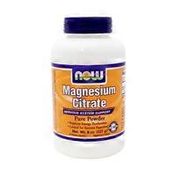 Now Magnesium Citrate Nervous System Support, Supports Energy Production, Critical for Enzyme Function Dietary Supplement Pure Powder