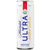 Michelob Ultra Pure Gold Organic Light Lager Can