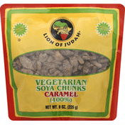 Lion of Judah Vegetarian Soya Chunks, 100%, Caramel