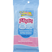 Playtex Personal Cleansing Cloths, Light Fresh Scent