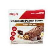 Meijer Chocolate Peanut Butter Flavored Protein Meal Bars
