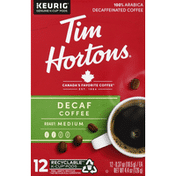 Tim Hortons Coffee, 100% Arabica, Medium Roast, Decaf, K-Cup Pods