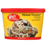 Kay's Denali, Original Moose Tracks Vanilla Ice Cream With Peanut Butter Cups And Famous Moose Tracks Fudge
