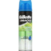Gillette Shave Gel, Complete Defense, Sensitive