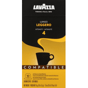 Lavazza Coffee, Ground, Intensity 4, Lungo Leggero, Capsules