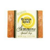 Simmons Orange Spice Soap Bar