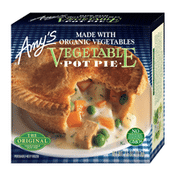 Amy's Kitchen Original Frozen Vegetable Pot Pie, Made with Organic Vegetables, Non-GMO