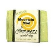 Simmons Natural Bodycare Mountain Mint Soap Bar