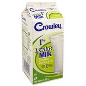 Crowley Milk, Lowfat, 1% Milkfat