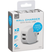 iLive Wall Charger with Dual USB