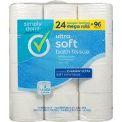 Simply Done Ultra Soft Bath Tissue Mega Rolls
