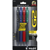 Pilot Gel Pens, Assorted Ink, Fine, 0.7 mm
