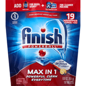 Finish Dishwasher Detergent, Automatic, Max in 1, Tablets