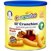 Gerber Graduates Lil' Crunchies Cinnamon Maple Whole Grain Corn Baked Snack