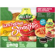 Lunchables Deep Dish Pizza with Pepperoni with 4.54 fl oz Chiquita Strawberry Banana Smoothie Lunch Combination