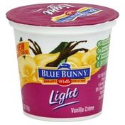 Blue Bunny Yogurt, Light, Vanilla Creme