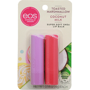 eos Lip Balm, Coconut Milk/Toasted Marshmallow, Super Soft Shea