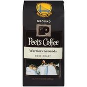 Peet's Coffee Warriors Grounds Dark Roast Ground Coffee