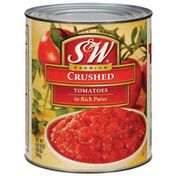 S & W Premium Crushed Tomatoes in Rich Puree