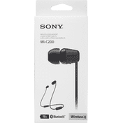 Sony Stereo Headset Wireless White Wi C0 1 Each Delivery Or Pickup Near Me Instacart