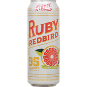 Shiner Beer, Ruby Redbird with Ginger & Grapefruit