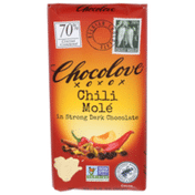 Chocolove Chile Mole In Strong Dark Chocolate Bar