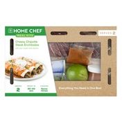 Home Chef Cheesy Chipotle Steak Enchiladas With Sour Cream & Cilantro Meal Kit