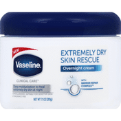 Vaseline Cream, Overnight, Extremely Dry Skin Rescue