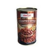 Meijer Country Style Thick, Rich Sauce Seasoned With Bacon & Brown Sugar Baked Beans