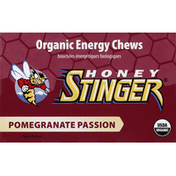 Honey Stinger Energy Chews, Organic, Pomegranate Passion Flavor