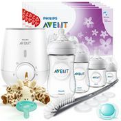 Philips Avent Avent Natural All In One Baby Gift Set With Snuggle Giraffe, SCD205/09