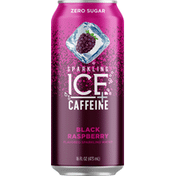 Sparkling Ice Black Raspberry Plus Caffeine Sparkling Water