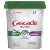 Cascade Platinum Actionpacs Dishwasher Detergent Pods, Fresh