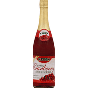 Kedem Juice Cocktail, Sparkling, Cranberry