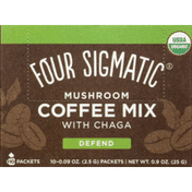 Four Sigmatic Coffee Mix, Mushroom, Defend, 10 Pack
