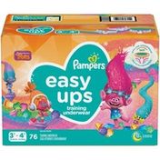 Pampers Easy Ups Training Underwear Girls Size 5 3T-4T